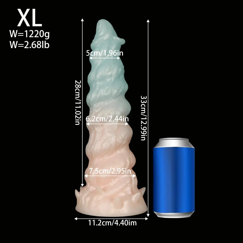 XXL fantasy dildo Spiraal Nebula, Kleur 9 · XL