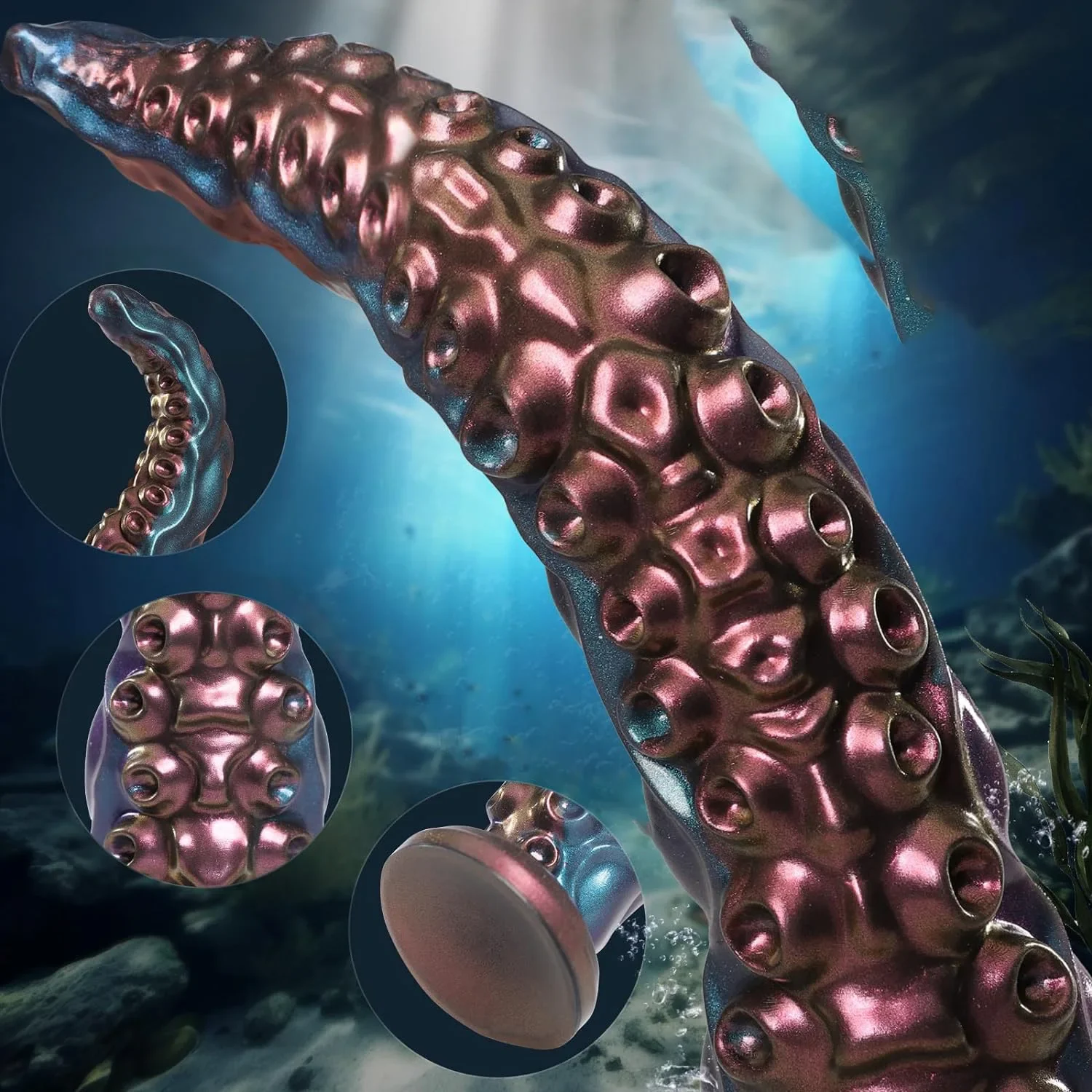 Tentakel monster dildo siliconen, foto 2