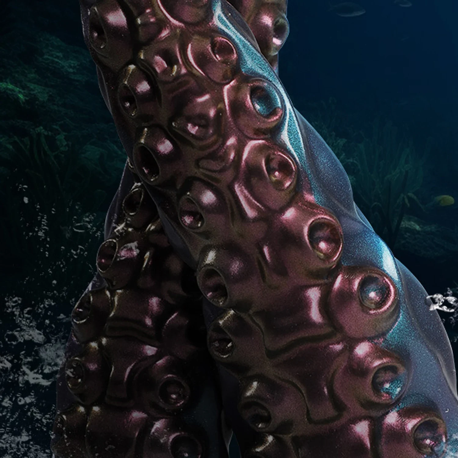 Tentakel monster dildo siliconen, foto 4
