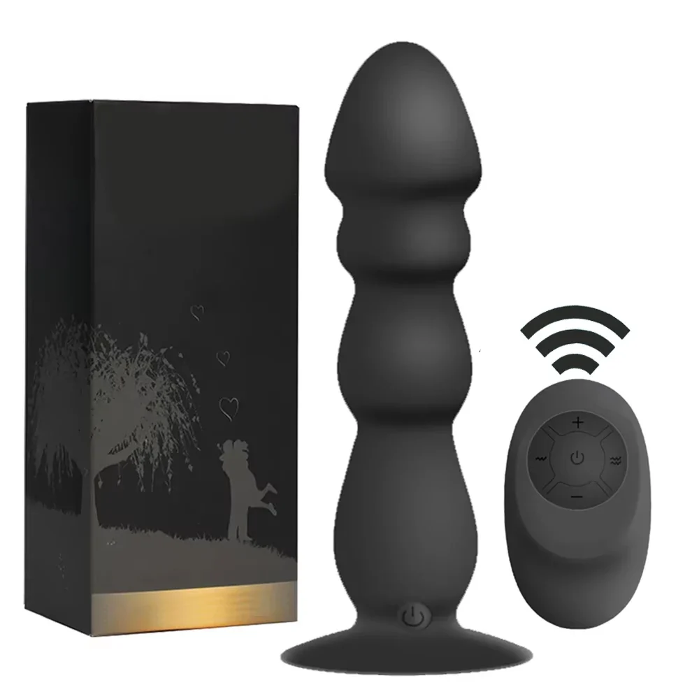 Vibrerende anale dildo met zuignap