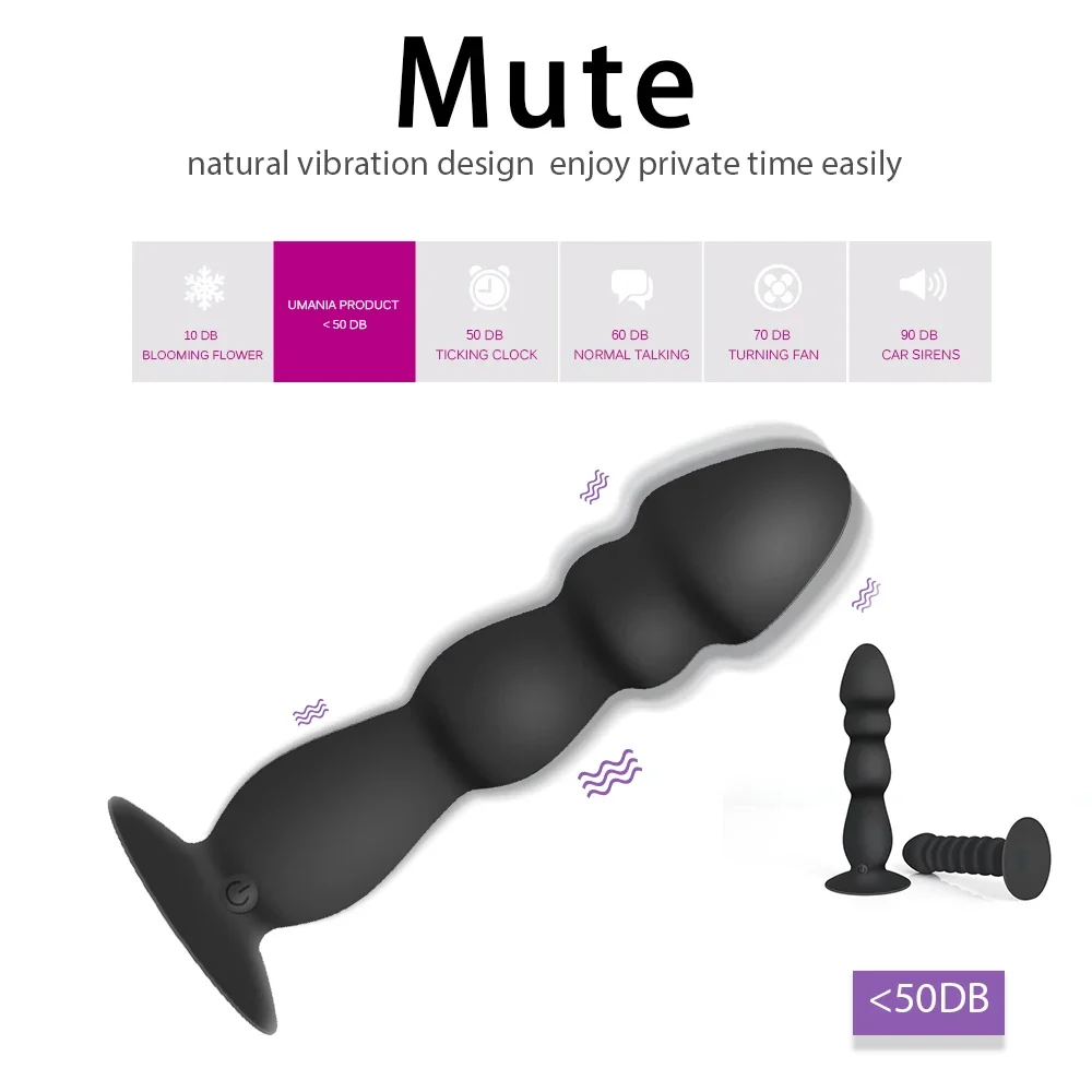 Vibrerende anale dildo met zuignap, foto 4