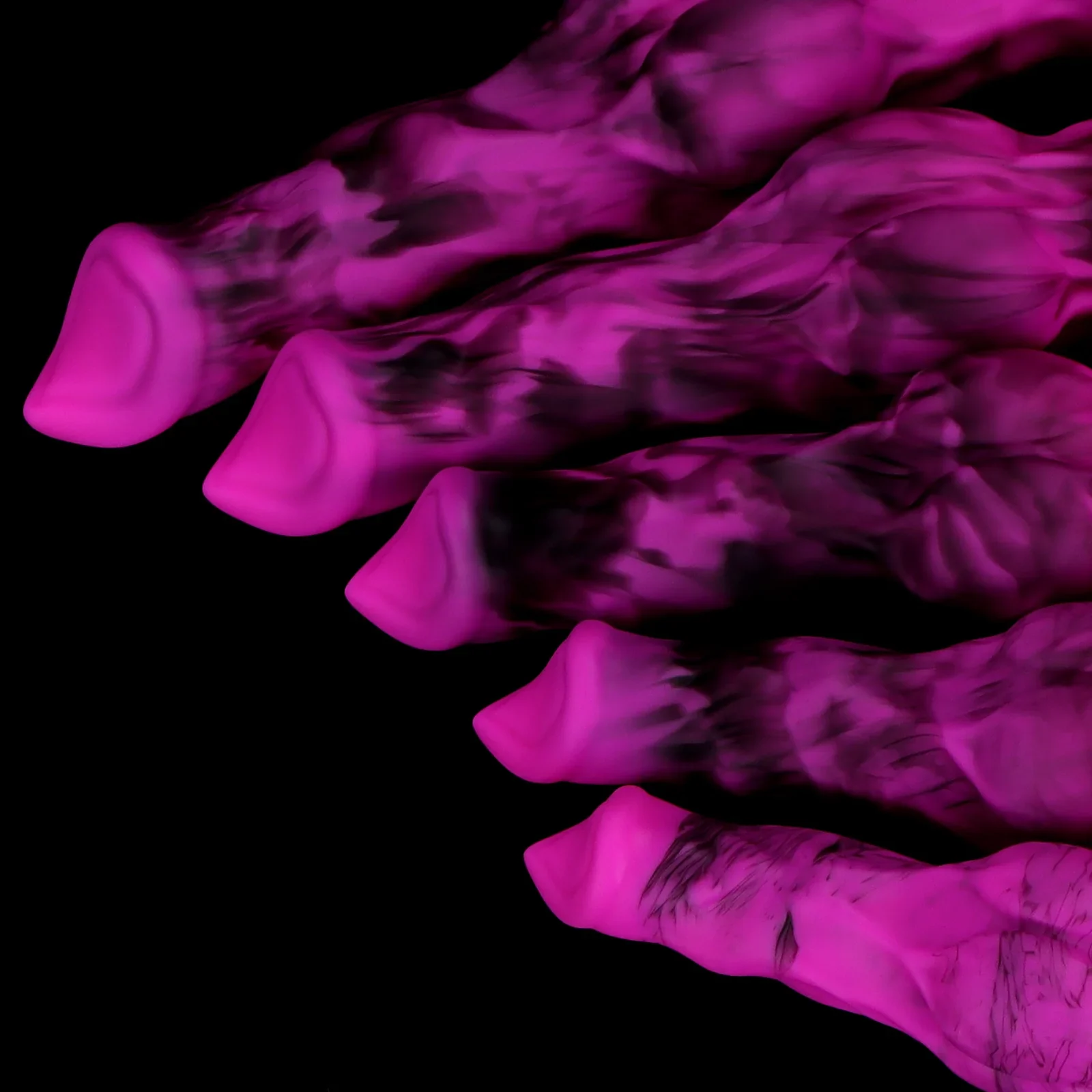 Wolf knoop dildo met zuignap, foto 5